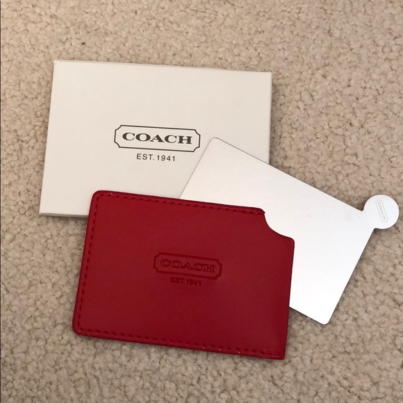 coach wallet card holder